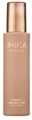 INIKA Organic Natural Tanning Mist | Natural DHA, Buildable, Streak-Free, Develops Overnight, Moisturising, Alcohol-Free, Non-Toxic, Non-Comedogenic. With Skincare Ingredients. 120mL