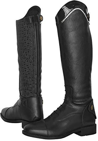 Imperial Riding Irhwalker Glam - Stivali da equitazione da bambina, Nero , 35 EU