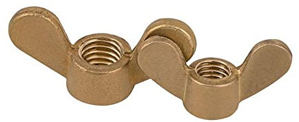 Flügelmuttern, Flügelbolzen, Schmetterlingsflügelschrauben, Rändelschrauben, Schmetterlingsmutter M3 M4 M5 M6 M8 M10 M12 Flügelmutter aus massivem Messing Kronenflügelmutter Flügelmuttern for Schraube