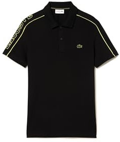 Lacoste Ph1426 Paris Polo Regular Fit, Nero/Viola, L Uomo