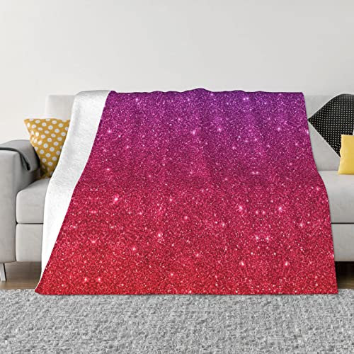 Farbverlauf Pailletten Sparkle Multi-Size Ultra-Soft Flanell Decke (horizontal) Plüsch Sofa Decke ist leicht und warm