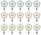 15 Pack Cute Flower Utility Hooks Wall Hangers Without Nails Self Adhesive Key Holder Wall Decor Dorm Command Hooks Stick On Wall Kitchen Bathroom Office Mixed Color