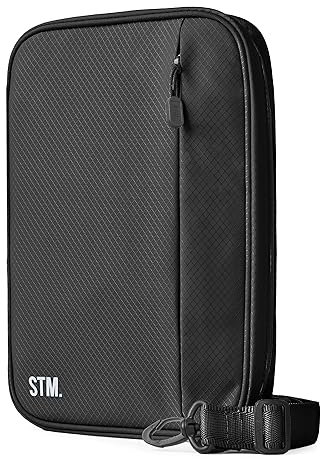 Scribbles That Matter - Astuccio A5 + organizer per diario - Astuccio Kawaii di grande capacità, portapenne, astuccio per pennarelli, diario e cancelleria - nero