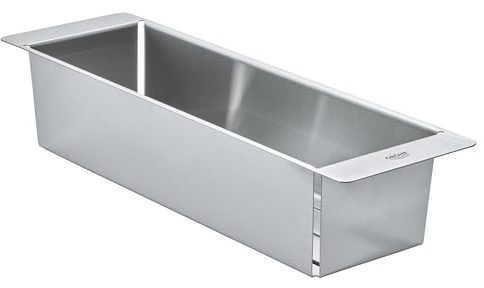 GROHE Sieb (Material: Edelstahl, 490 x 150 x 100mm, spülmaschinenfest, korrisionsfrei), edelstahl, 40853SD0