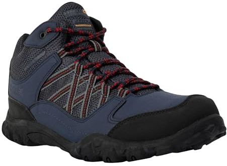 Regatta Herren Edgepoint Hydropel Mid Height Walking Boots Low Rise Hiking, blau, 40 EU