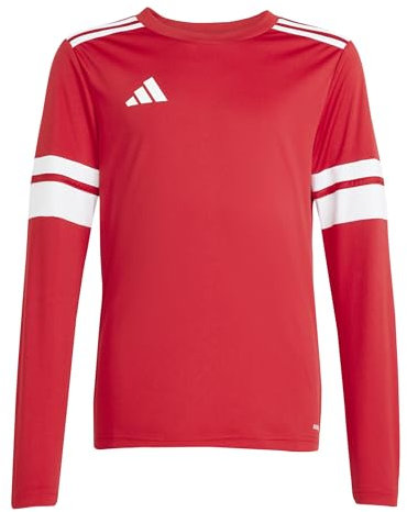 adidas Unisex Kids SQUADRA25 Jersey Long Sleeve Kids, Team Power red 2/White, 7-8 Years
