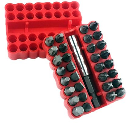 33 llaves de seguridad a prueba de manipulaciones, llaves de estrella de tres alas, puntas de destornillador