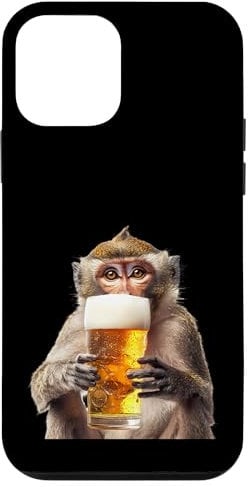 iPhone 12 mini Japanese macaque Beer Case