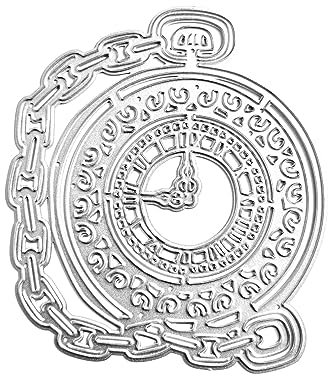 Metall-Stanzschablone für Uhren, Basteln, Karbonstahl, Prägeschablone, Scrapbooking, für Karten, Stanzformen