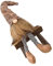 PRETYZOOM 1stk Strickpuppe Mit Langen Beinen Zwerggartenstatuen Gartenzwerg Zwerge Valentinstag Gnom Gartenschmuck Sitzende Wichtelpuppe Weihnachtsfiguren Weihnachtsschmuck Stoff Coffee