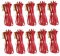 NAMOARLY 100pcs Outdoor Shopping Bag Watermelon Mesh Storage Bag Melon Hammocks Cradles Green Bags Spherical Tea Bags Tote Luggage Mesh Plants Mini Hanging Fruit Basket Cap Tank Reflux Red