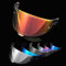 PSLER Helm Visier für Shoei NXR2 Z8 RF-1400 CWR-F2 CWR-F2R X-Fifteen X15 X-SPR Pro Verspiegelt Helmvisier Getöntes Visier Motorradhelm Zubehör Ersatz(Transparent Rot)