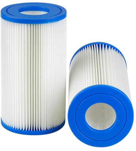 FIND A SPARE 2x Type A/C Pool Filter Cartridge – Compatible Replacement for Intex 29000E/59900E – Fits Intex Pool Pump, Easy Set, Summer Escapes & Summer Waves Above Ground Pools Pack of 2