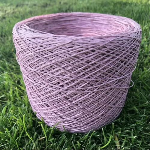 700m Long Extra Fine Paper Raffia Yarn for Crochet Baby Straw Hat Bags Hand Knitting Summer DIY Thread Smooth Soft 250g