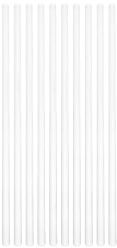 SHINEOFI Laboratory Stirring Rods for Precise Control with Rounded Tips 10pcs Glass Material for Beaker Mixing and Scientific Experiments