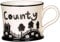 Moorland Pottery Yorkshire 'God's Own County' Mug Gift Boxed