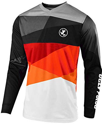 UGLY FROG MTB Trikot,Herren Langarm MountainbikeShirt,Motocross-Shirt Langarm | MX MTB Mountainbike