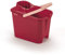 Mery | Cubo con Escurridor | Cubo para Fregar | Polipropileno | 14 Litros | Coral | Medidas: 31x25,5x39 cm