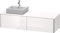 Duravit XSquare Waschtischunterbau wandhängend 160,0 x 54,8 cm, 2 Auszüge, Farbe (Front/Korpus): Weiß Hochglanz Lack - XS4904L8585