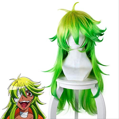 DIOCOS Anime Detention House Nanbaka Jyugo Nico Rock Goku Cosplay Wigs One Size Nico wig