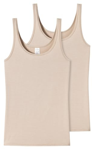 Schiesser Damen Unterhemd Top Trägertop 2er Pack Doppelpack - 162896