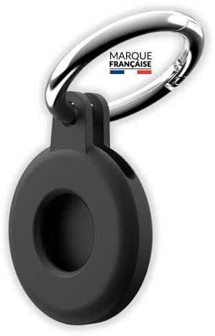 Portachiavi Apple Airtag Nero x1 (GARANZIA) - Airtag Accessori Spessisi Cover Airtag - Custodia Airtag/Android - Mini Porta Airtag - Secure Holder Per Air Tag