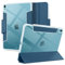Spigen Funda Ultra Hybrid Pro Compatible con iPad Air 11 Pulgadas 7ª Generación M3 (2025) / iPad Air 6ª/5ª/4ª Generación 11/10.9 Pulgadas (2024/2022/2020) - Azul Turquesa
