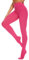 DUCMODA Collant Femme Taille Haute 80 denier Doux Semi Opaque Extensible rose vif,s