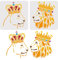 FINGERINSPIRE 2 Pcs Lion Pochoirs 30X30cm Grande Taille Lion King et Lion Queen Dessin Pochoirs Réutilisable DIY Art Artisanat Peinture Modèle Craie Signes Pochoirs