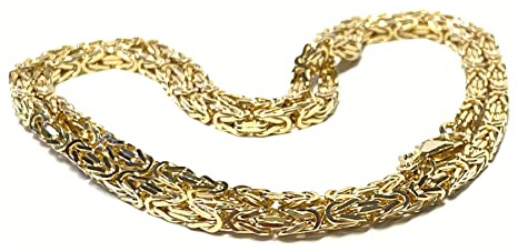 Kette 333/- Gelbgold Königskette 3mm 50 cm stabil massiv robust Halskette