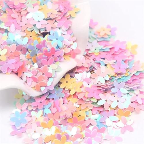 Pailletten PVC Konfetti Glitter Pailletten für Kunsthandwerk Nail Art Dekoration Pailletten Pailletten DIY Nähzubehör 10g-wu zi hua,10g