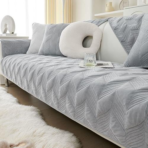 Samt Couchbezüg Sofabezüge Schonbezug Sofa Sofabezug Sofa Überzug 3/2/1/4 Sitzer Sofahusse Couch Bezug Sofa Überzug Hussen Stretch Sofa Abdeckung Sofaüberwurf Couchhusse ( Color : 29# , Size : 90x210c