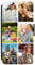 Unique Gifts House Ltd Personalised Phone Case for iPhone 11 Custom Leather Flip Wallet Case Any Photo Printed Six Photos Anti Drop Personalised Case
