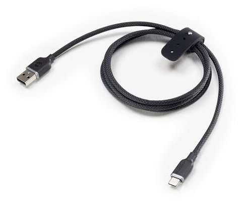 mophie Charge Stream USB-A to USB-C 1m/3ft Silicone Cable - Braided Enduraflex Design, 15W Fast Charge Compatible, & Ultra-Durable Build