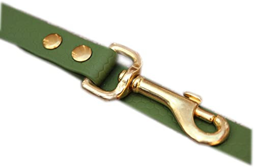 Hundeleine Hexa, olive grün, wasserbeständig