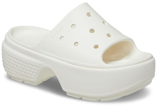 Crocs - Stomp Slide - 2093460WV - Farbe: Weiß - Größe: 39 EU