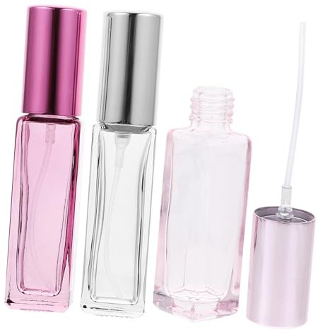 FRCOLOR 9 pcs vintage mini container perfume refill pump purses Cologne perfume pocket decanter bottle perfume bottles empty refillable travel advanced portable travel wallets water shelf