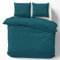 Cotton Castle Bettwäsche Bettgarnitur Bettbezug 100% Baumwolle 135x200 155x220 200x200 200x220, Farbe:Teal, Größe:200 x 200 cm