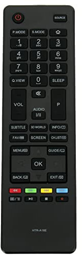 HTR-A18E Telecomando di Ricambio Adatto Per Haier TV LE40M600CF LE32F9000C LE24M600CF LE39M600SF LE40B7000CF LE24B8000T LE32M600C LE28F6600C LE46M600CF LE50H6500CF LE32B8000T