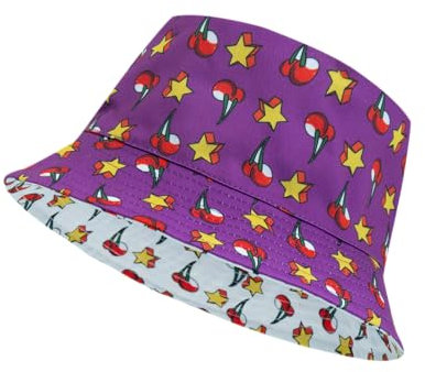 Lunukopi Fischerhüte Kirsche Bucket Hat Unisex Sonnenhüte Für Faltbar Fischerhut