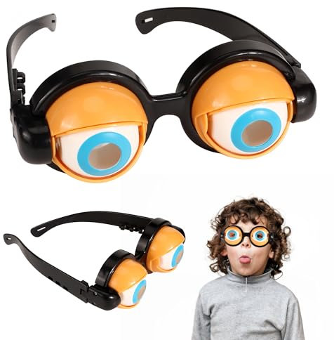 HO-SFSM 2 Stück Spassbrillen Spielzeug, Kinderbrillen Spielzeug, und Fotokabine Requisiten, große Augen, für Kostümzubehör und Foto-Requisiten Halloween