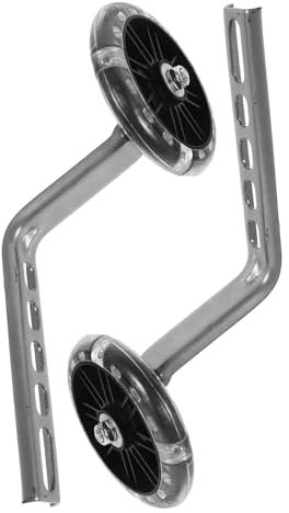 BELLIFFY Stützräder Puky 1 Satz Flash-stützräder Kinderfahrrad Stützräder Ersatzstützräder Fahrradstabilisatoren Für Erwachsene Laufräder Für Kinderfahrräder Stützräder Mit Beleuchtung Black Plastik