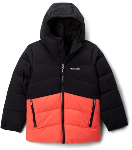 Columbia Garçon Arctic Blast 2 Jacket Veste De Ski, Noir, Zing, 128 EU