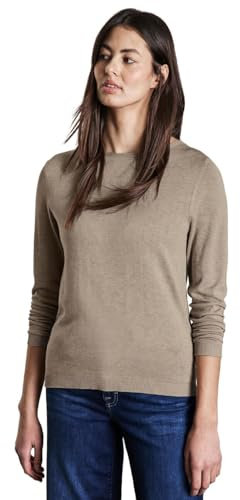 STREET ONE Damen A302973 Weicher Strickpullover, Honey Sand Mel., 46 EU