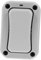 HOMSFOU Outdoor Switch Light Button with Light for Wall Installation Weatherproof Design for Exterior Doorbell Applications Dark Grey