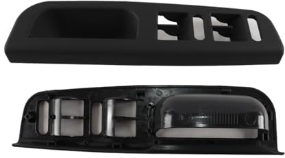 Enwye Un Ensemble de poignées intérieures de Porte en ABS (Noir) adaptées aux modèles 2002-2007 de Bora, Golf 4 MK4, etc.
