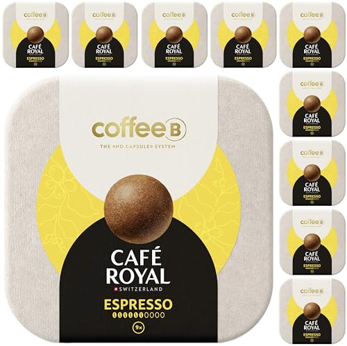 CoffeeB by Café Royal - 10x ESPRESSO - zu je 9 Coffee Balls 51g, 10er Pack (10x 9 Coffee Balls)
