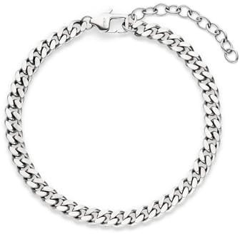 s.Oliver Herren Schmuck – Basic Halskette & Armband aus Edelstahl – Klassisch, Zeitlos und Stilvoll – Perfekte Geschenkidee