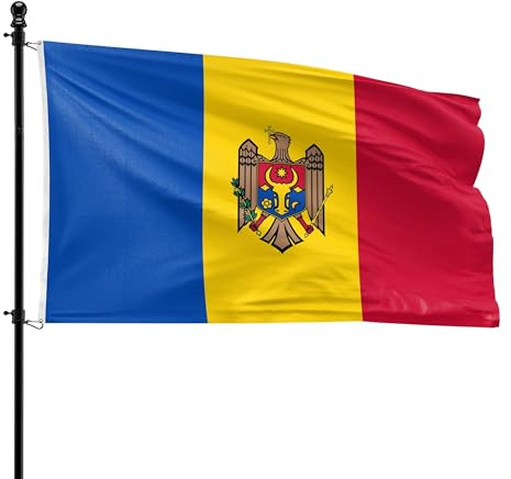 VlagDirect - Bandiera della Moldavia - Bandiera della Moldavia - 90 x 150 cm