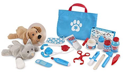 Melissa and Doug | Tierarzt Spielset - Untersuche und behandle! | Rollenspielzeug | 3+ Years